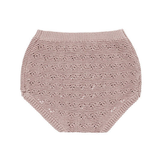 Quincy Mae Mauve Knit Bloomer
