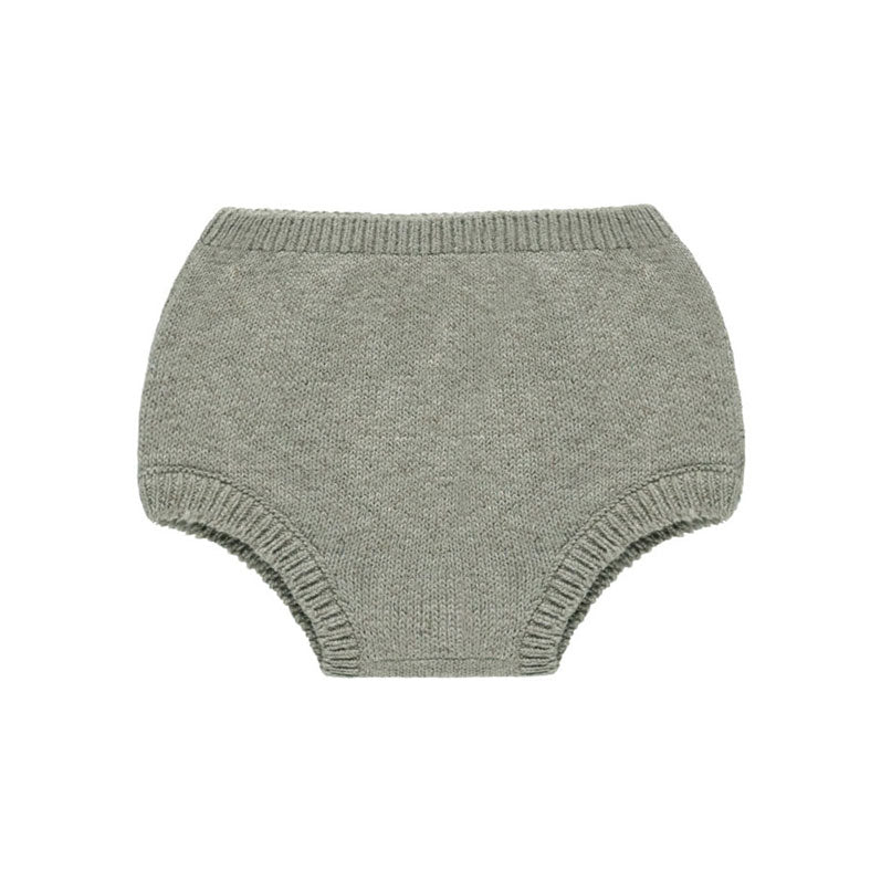 Quincy Mae Heathered Basil Knit Bloomer