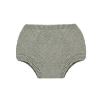 Quincy Mae Heathered Basil Knit Bloomer