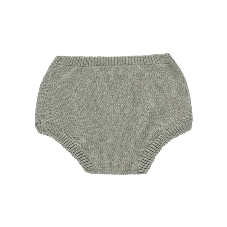 Quincy Mae Heathered Basil Knit Bloomer
