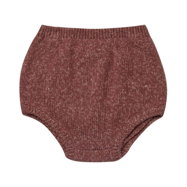 Quincy Mae Heathered Plum Knit Bloomer