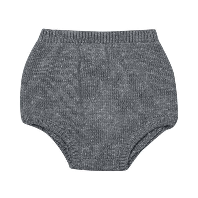 Quincy Mae Heathered Navy Knit Bloomer
