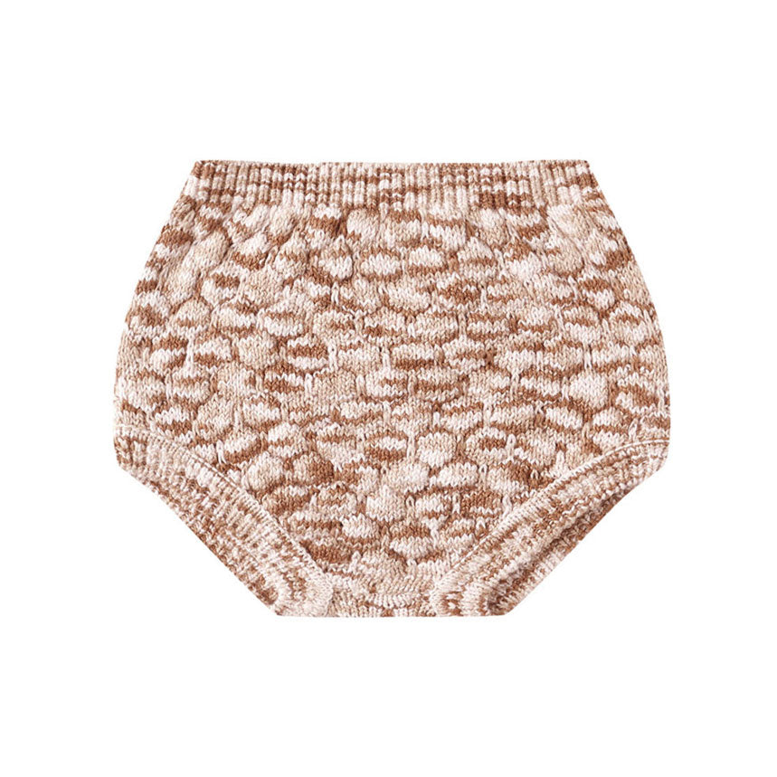 Quincy Mae Rose Speckle Bubble Knit Bloomer