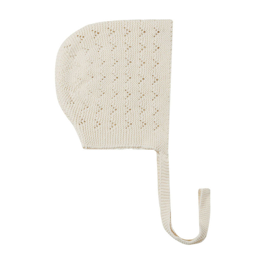 Quincy Mae Natural Knit Bonnet