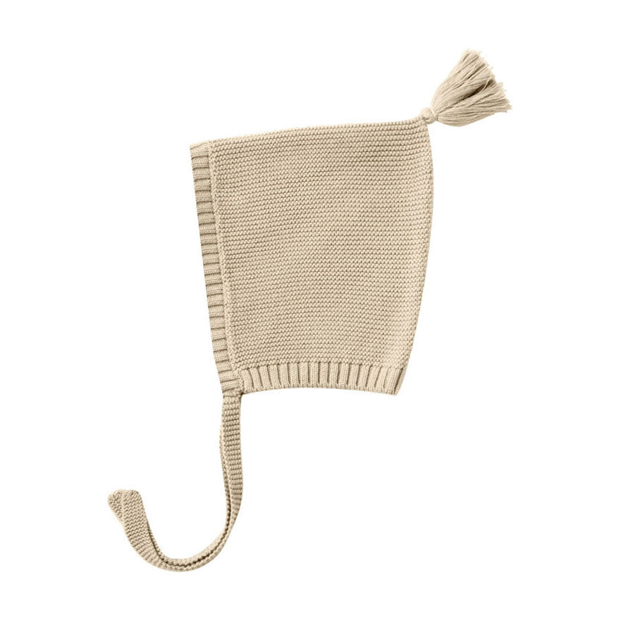 Quincy Mae Sand Knit Pixie Bonnet