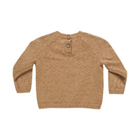 Quincy Mae Speckled Golden Knit Sweater