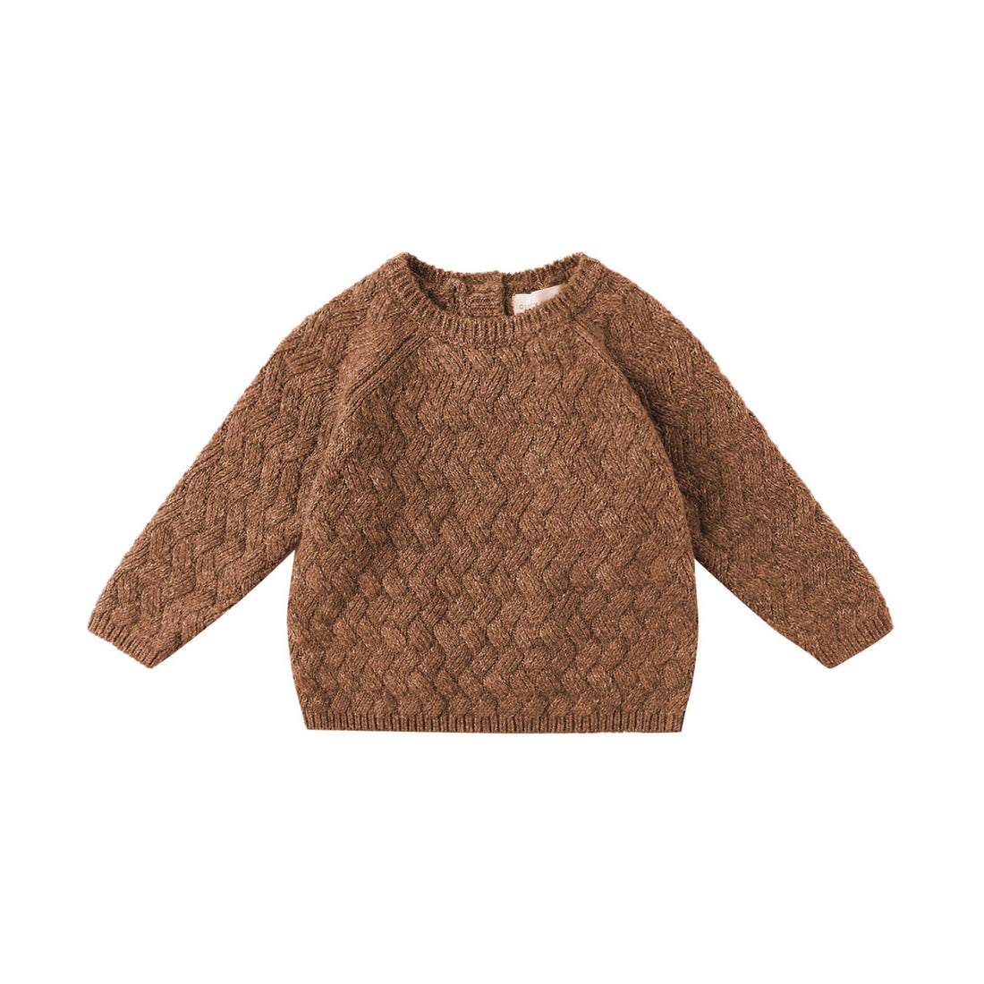 Quincy Mae Heathered Cedar Knit Sweater