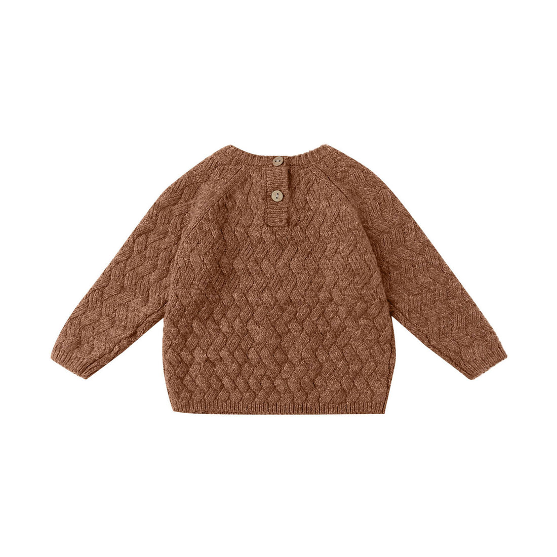 Quincy Mae Heathered Cedar Knit Sweater