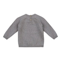 Quincy Mae Heathered Lagoon Knit Sweater