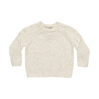 Quincy Mae Speckled Natural Knit Sweater