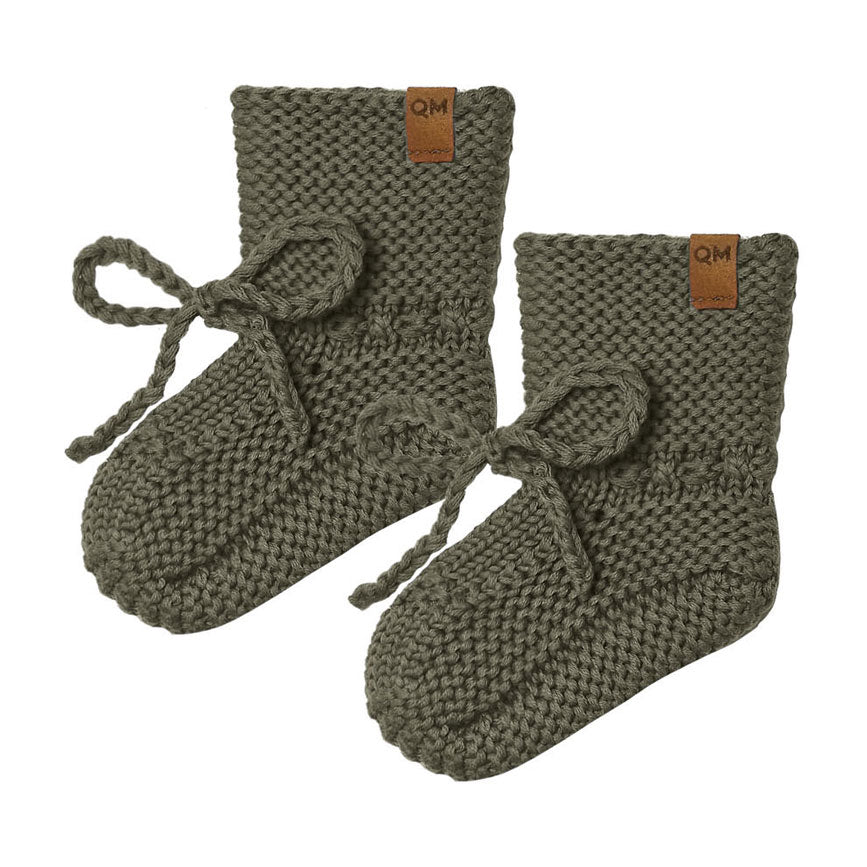 Quincy Mae Forest Knit Booties