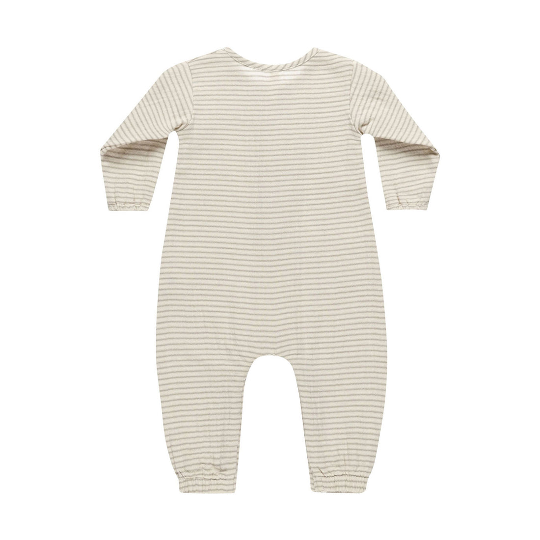 Quincy Mae Basil Stripe Woven Jumpsuit
