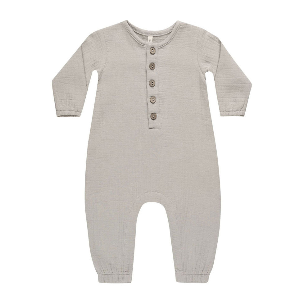 Quincy Mae Fog Woven Jumpsuit