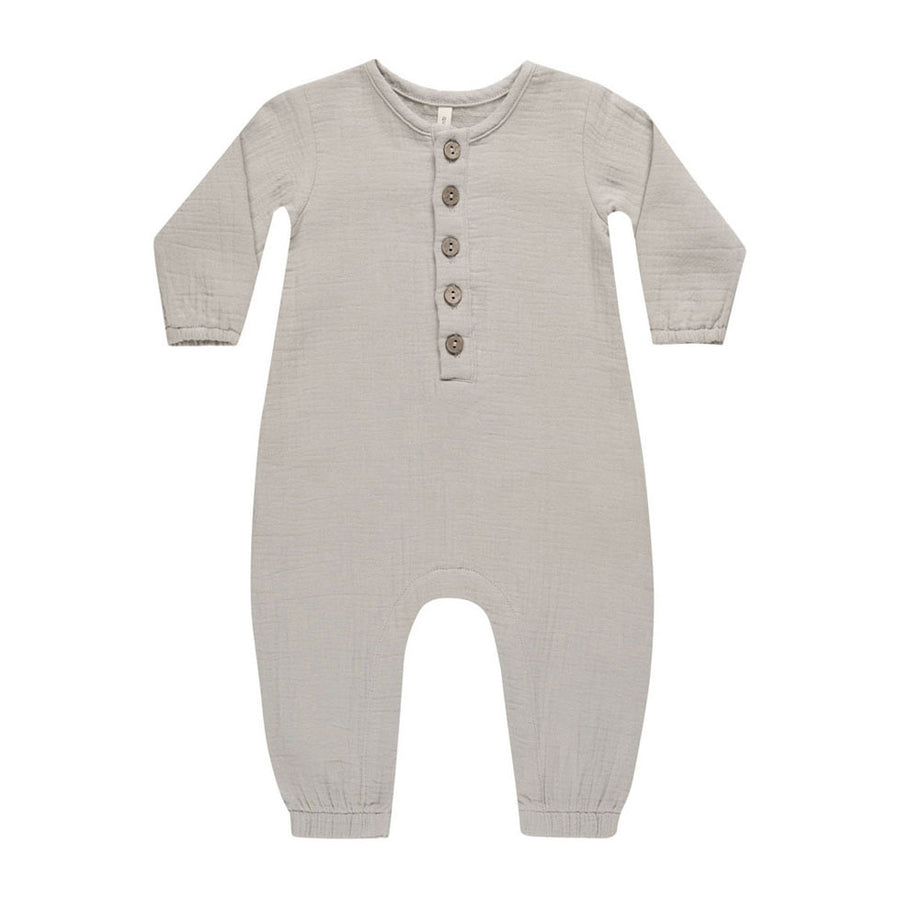 Quincy Mae Fog Woven Jumpsuit