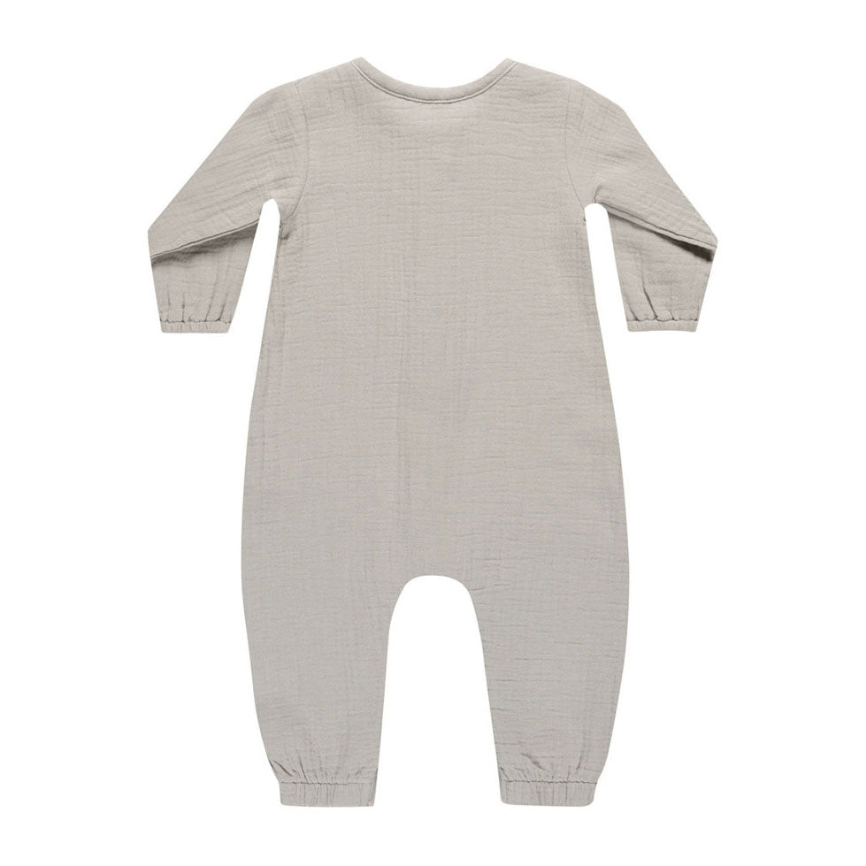Quincy Mae Fog Woven Jumpsuit