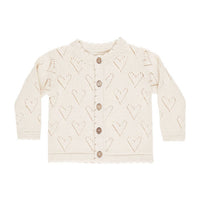 Quincy Mae Ivory Knit Cardigan