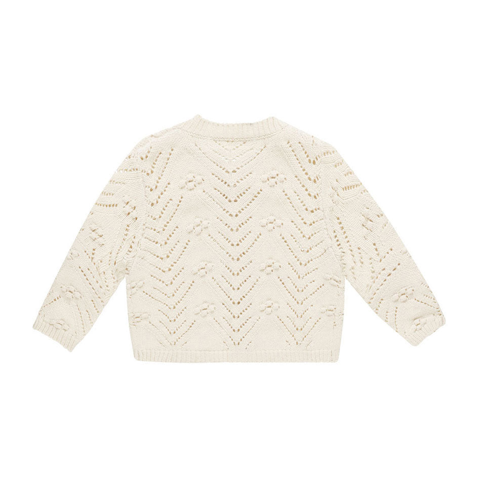 Quincy Mae Natural Knit Cardigan