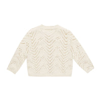 Quincy Mae Natural Knit Cardigan
