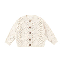 Quincy Mae Natural Knit Cardigan