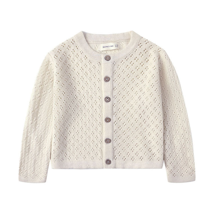 Quincy Mae Natural Knit Cardigan