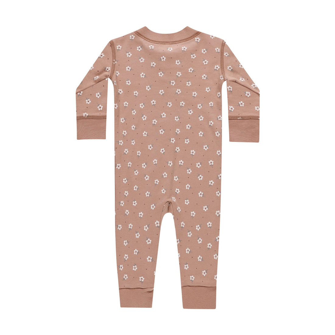 Quincy Mae Rose Ditsy Zip Long Sleeve Sleeper