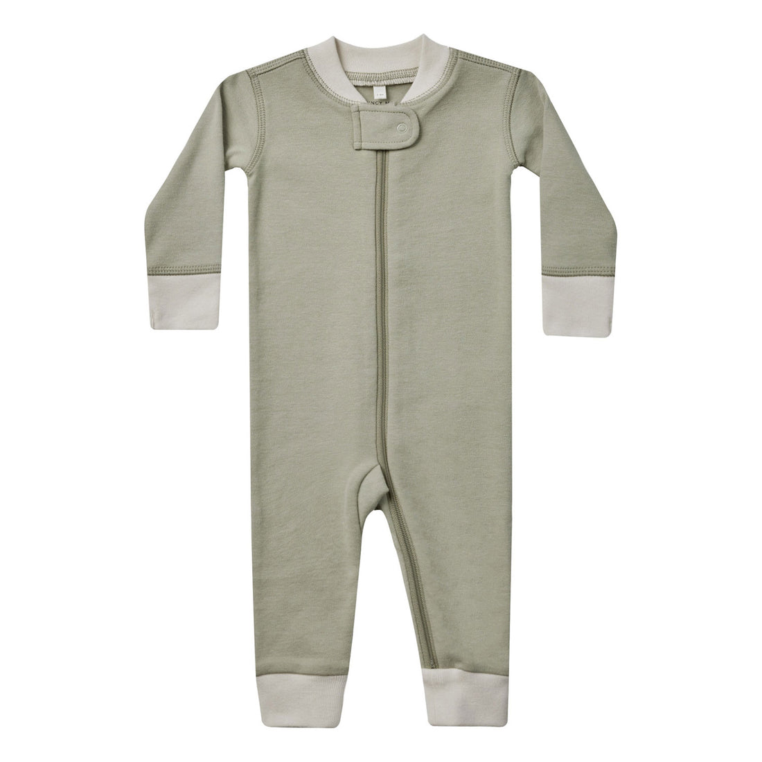 Quincy Mae Sage Zip Long Sleeve Sleeper