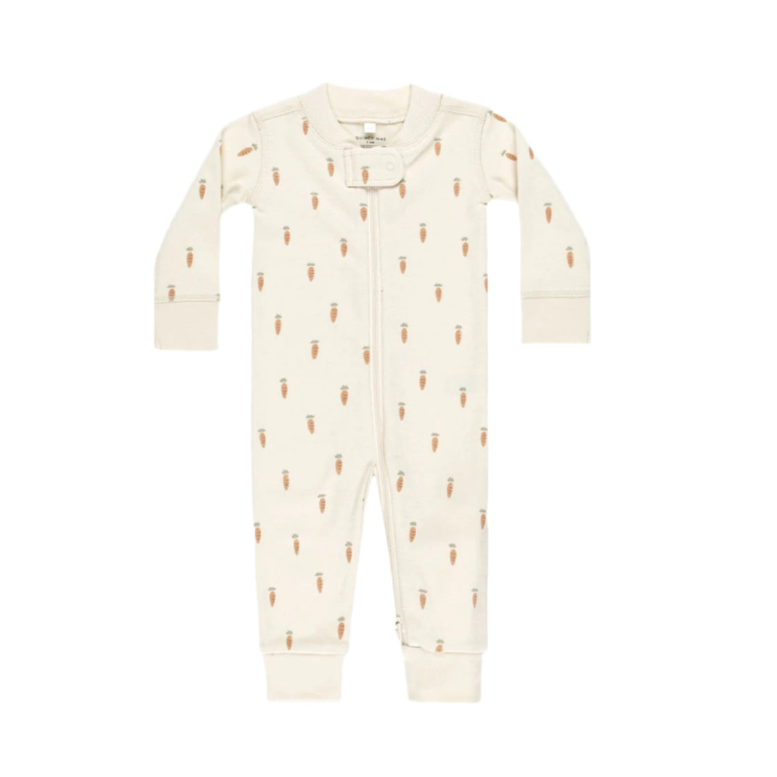 Quincy Mae Carrots Zip Longsleeve Sleeper
