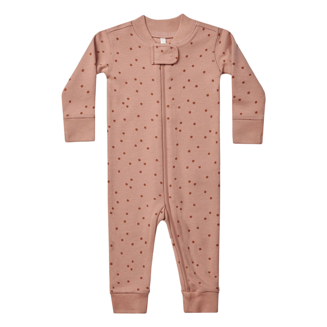 Quincy Mae Polka Dot Zip Long Sleeve Sleeper