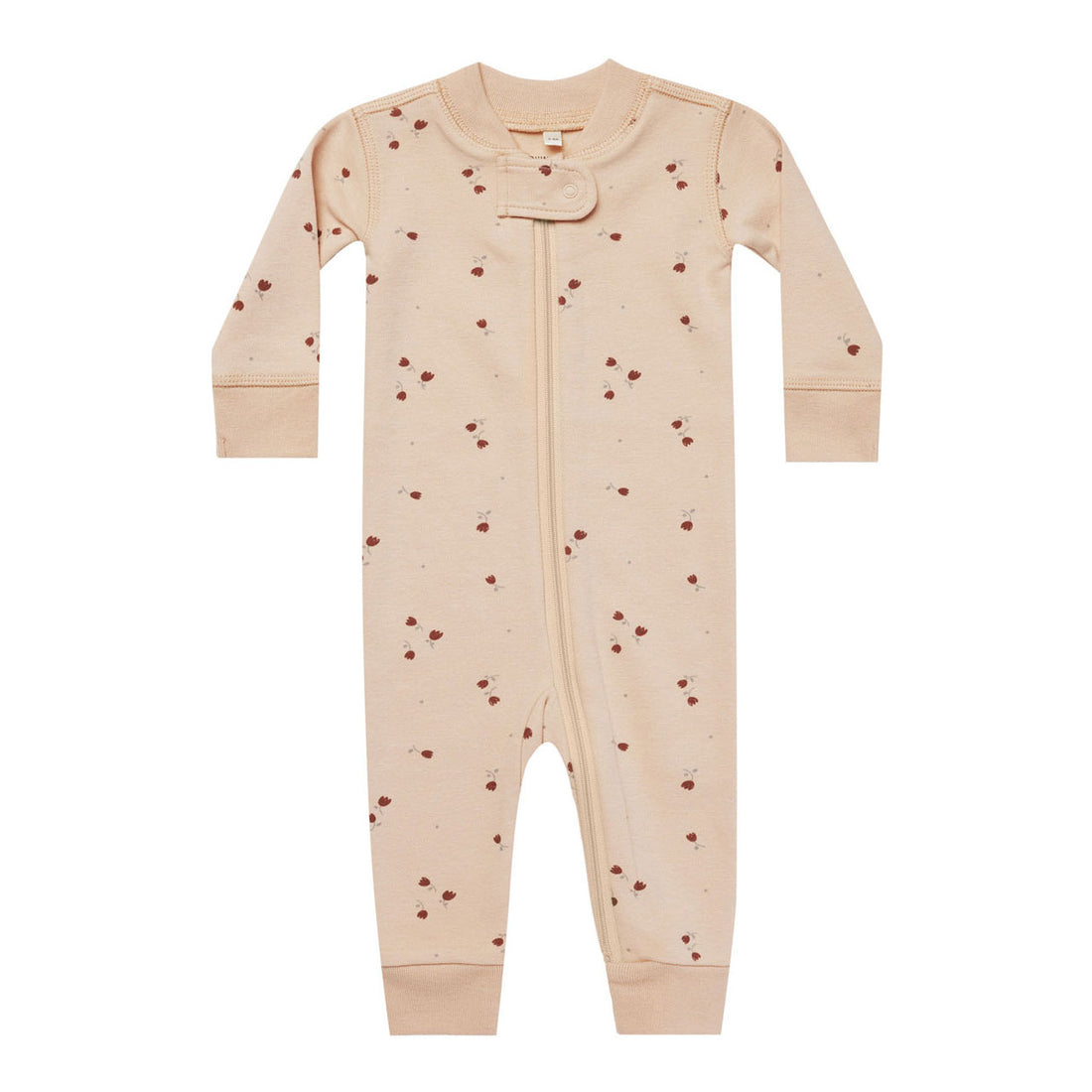 Quincy Mae Tulips Zip Longsleeve Sleeper