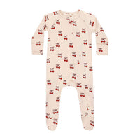 Quincy Mae Antique Mon Amour Bamboo Zip Footie
