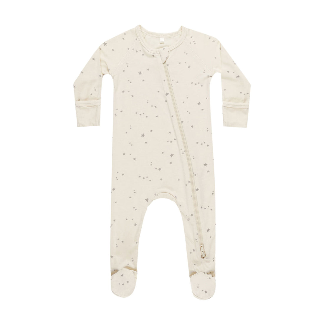 Quincy Mae Twinkle Bamboo Zip Footie