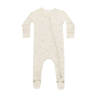 Quincy Mae Twinkle Bamboo Zip Footie