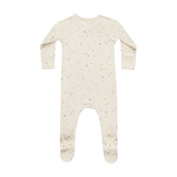 Quincy Mae Twinkle Bamboo Zip Footie