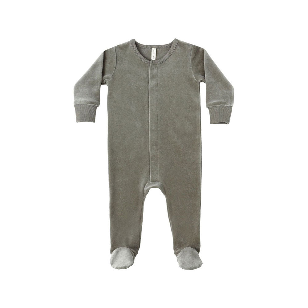 Quincy Mae Forest Hidden Snap Footie