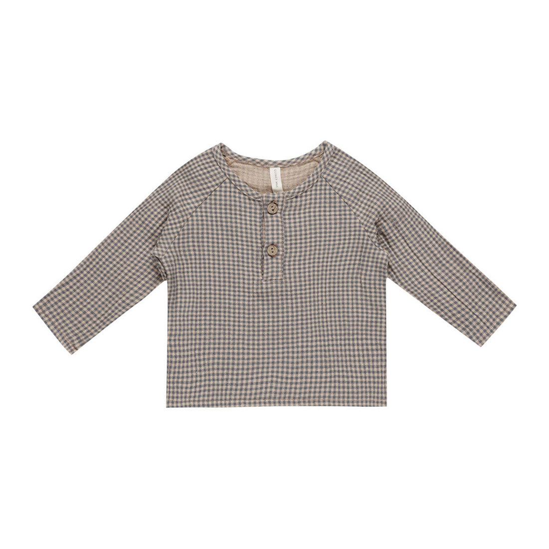 Quincy Mae Indigo Gingham Zion Shirt