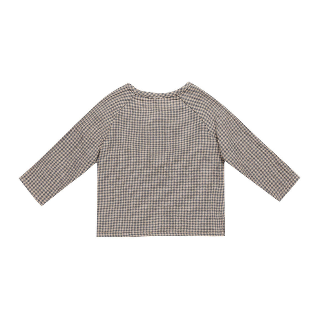 Quincy Mae Indigo Gingham Zion Shirt