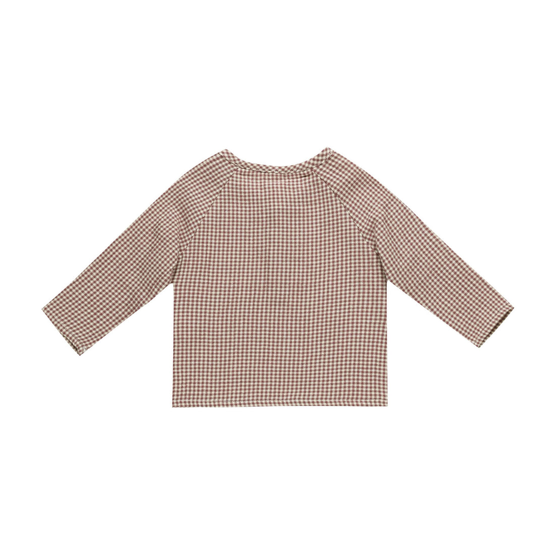 Quincy Mae Plum Gingham Zion Shirt