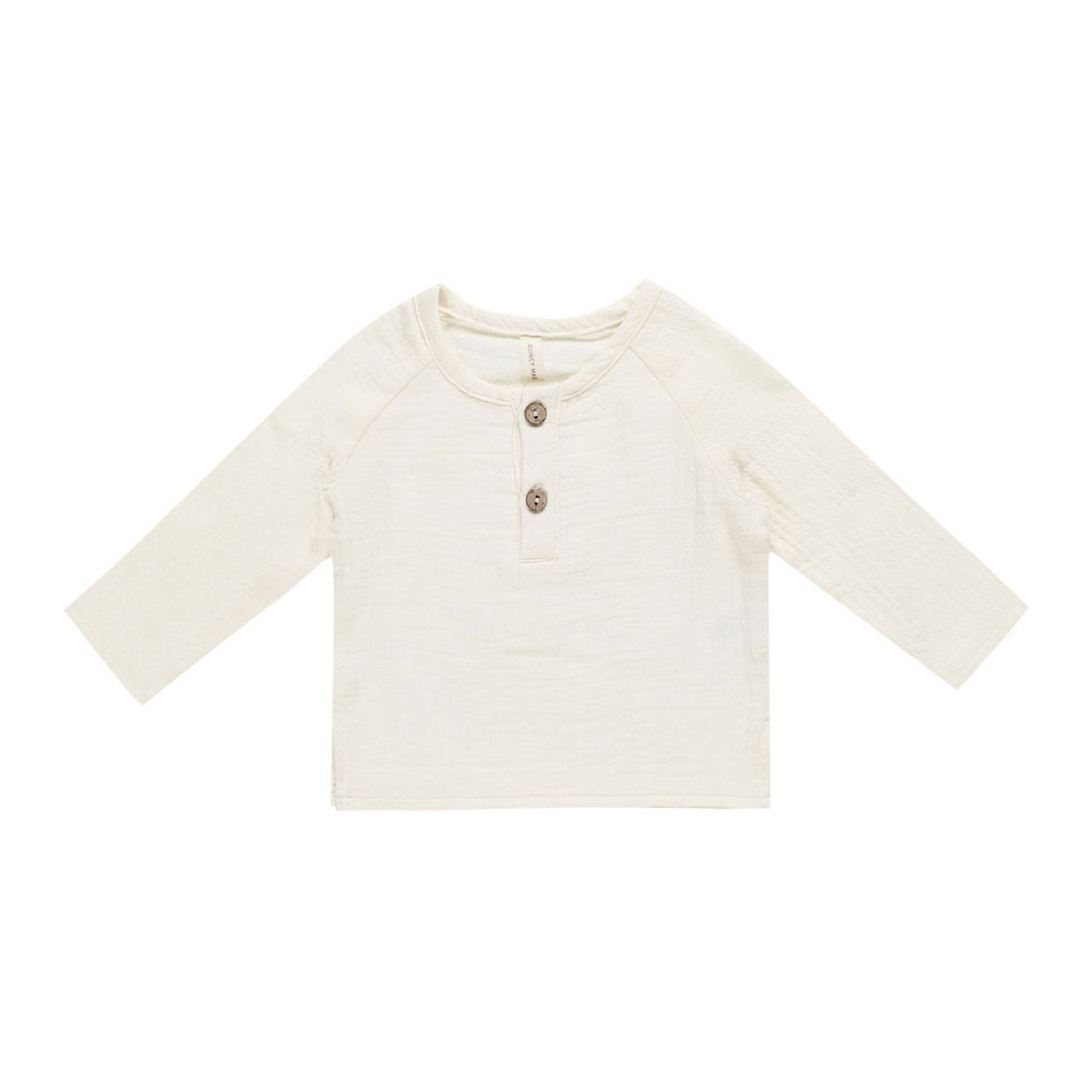 Quincy Mae Ivory Gingham Zion Shirt