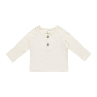 Quincy Mae Ivory Gingham Zion Shirt