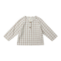 Quincy Mae Blue Plaid Zion Shirt