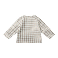 Quincy Mae Blue Plaid Zion Shirt
