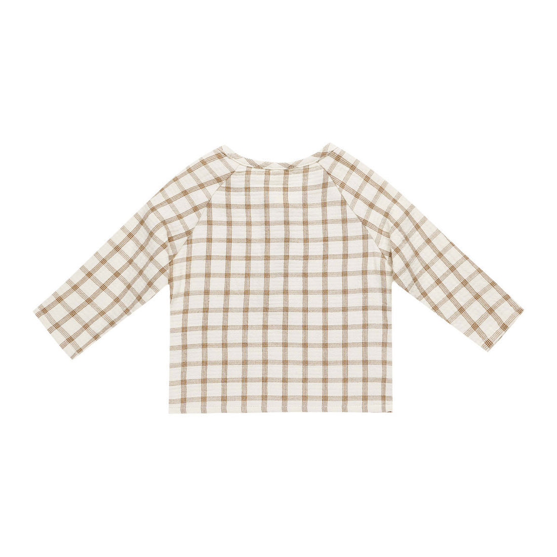 Quincy Mae Cinnamon Plaid Zion Shirt