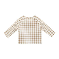 Quincy Mae Cinnamon Plaid Zion Shirt
