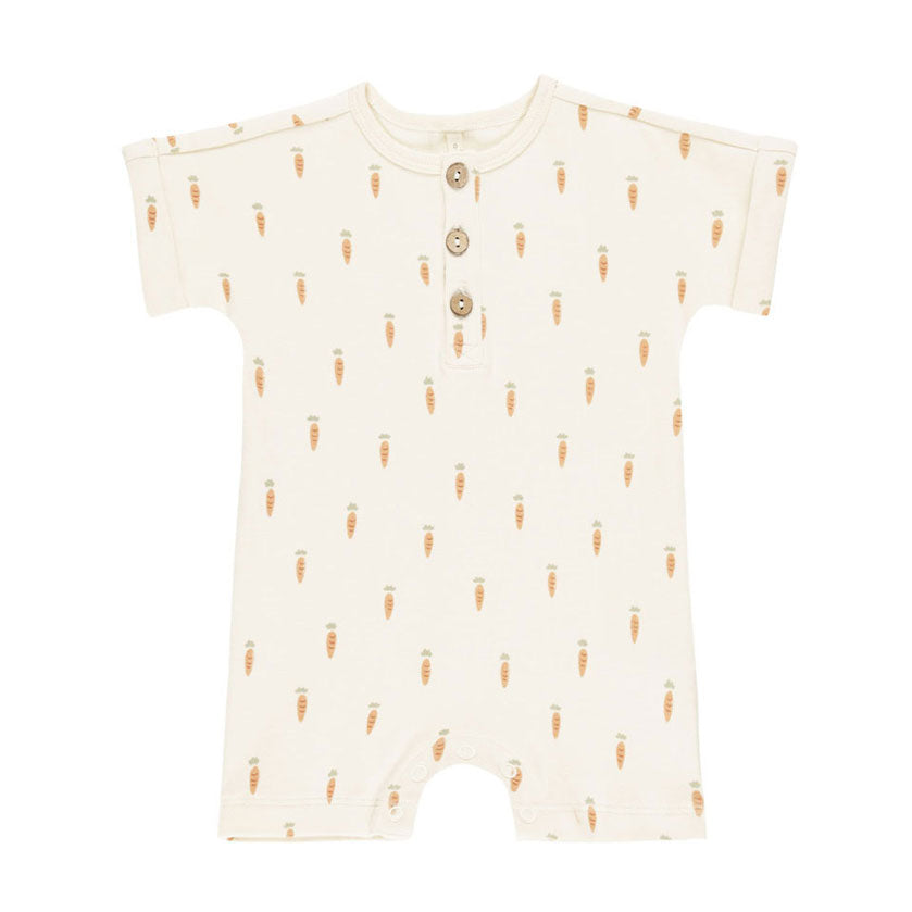 Quincy Mae Carrots Short Sleeve One-Piece