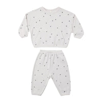 Quincy Mae Stars Waffle Slouch Set