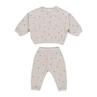 Quincy Mae Stars Waffle Slouch Set