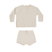 Quincy Mae Natural Summer Knit Set