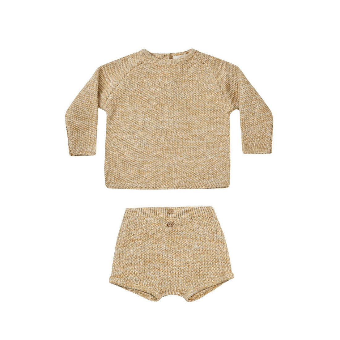 Quincy Mae Heathered Honey Summer Knit Set
