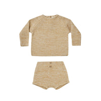 Quincy Mae Heathered Honey Summer Knit Set