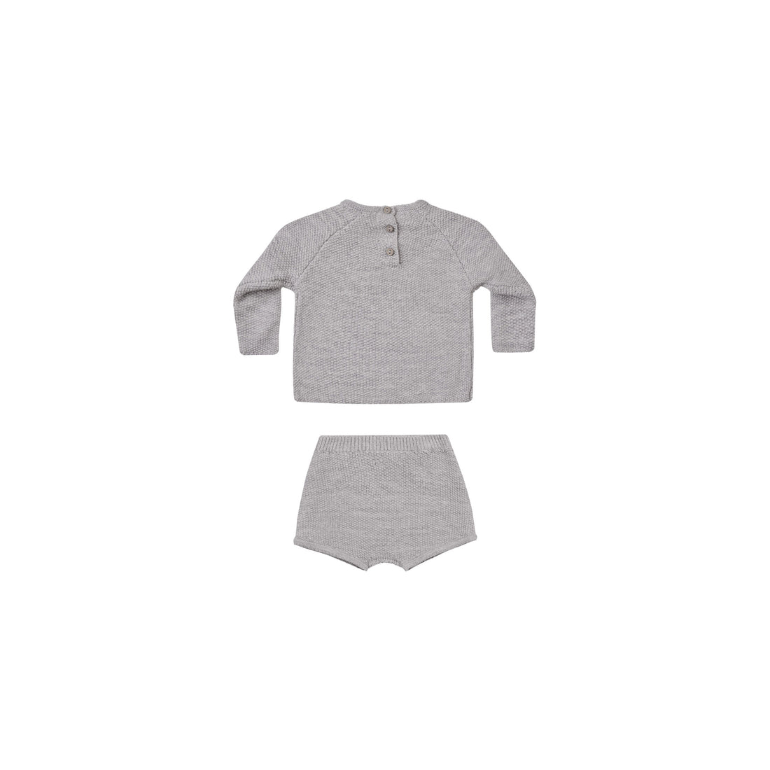 Quincy Mae Heathered Periwinkle Summer Knit Set